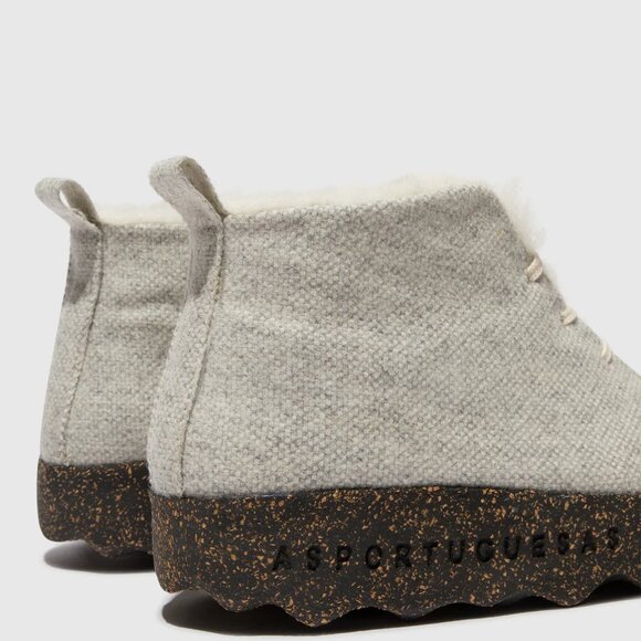 NEW ASPORTUGUESAS Made In Portugal Cake Boot Sneakers white for women 663tn - Picture 5 of 7